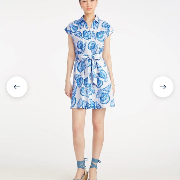 Draper James Dresses & Skirts - NWT Draper James Trisha Shirtdress in Seashells Size Large